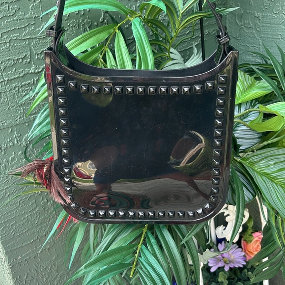 Carmen Sol black shoulder strap or cross body bag - Picture 6 of 13